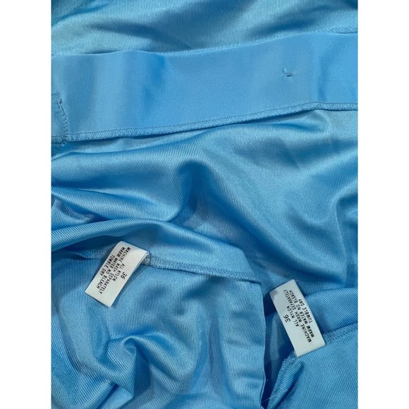 Vintage Shadowline Blue 4 pc Nylon Lace Peignoir Pajama Nightgown Set Size S - M - Picture 10 of 10